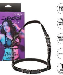 CALIFORNIA EXOTICS - EUPHORIA PLUS SIZE HALTER BUCKLE HARNESS BLACK - slika 2