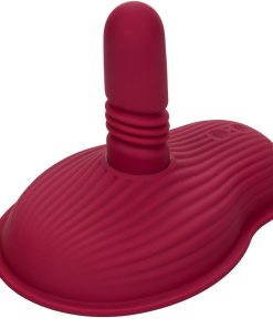 CALIFORNIA EXOTICS - RIDER MASSAGER DOUBLE MOTOR REMOTE CONTROL RED