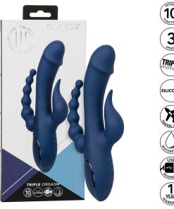 Alternative view of CALIFORNIA EXOTICS - VIBRATOR TRIPLE ORGASM BLUE