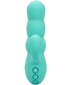 Alternative view of CALIFORNIA EXOTICS - DEL MAR DIVA VIBRATOR RABBIR AQUA GREEN BY CALIFORNIA DREAMING