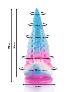 EPIC - SCYLLA BLUE TENTACLE DILDO SMALL SIZE - slika 3