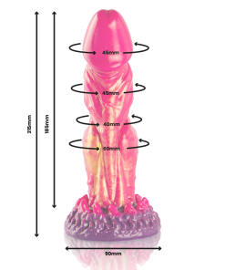 EPIC - CERBERUS DILDO MYTHOLOGICAL FIRE - slika 3