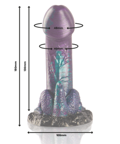 EPIC - BASILISK DILDO DOUBLE SCALY PLEASURE SMALL SIZE - slika 3