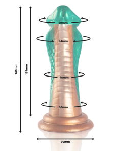 EPIC - PYTHON DILDO COBRA GREEN - slika 3