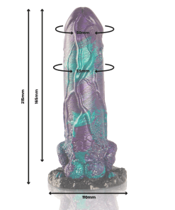EPIC - BASILISK DILDO DOUBLE SCALY PLEASURE BIG SIZE - slika 3