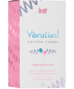 INTT - POWERFUL INTIMATE STIMULANT COTTON CANDY LIQUID VIBRATOR GEL 15 ML - slika 3