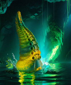 EPIC - CETUS GREEN TENTACLE DILDO SMALL SIZE - slika 2