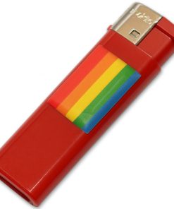 PRIDE - LIGHTER FUSCIA WITH LGBT FLAG