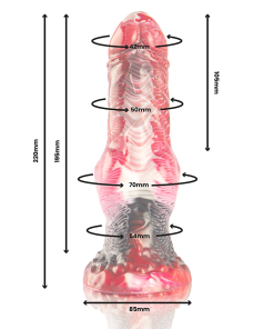 EPIC - HELIOS DILDO WITH TESTICLES HEAT AND ECSTASY - slika 3