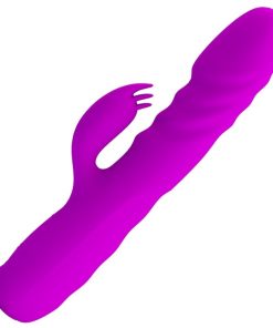 PRETTY LOVE - MELANIE PURPLE RECHARGEABLE RABBIT VIBRATOR - slika 3