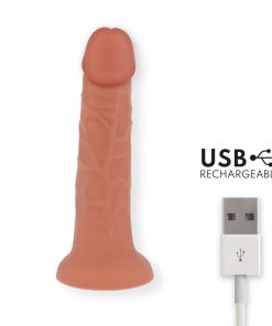 ONINDER - SMALL BOGOTÁ VIBRATOR DILDO 9 SPEEDS NATURAL 22 CM -O- 4.5 CM - FREE APP - slika 3