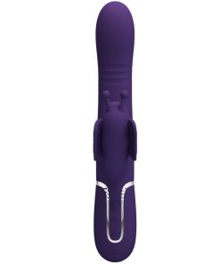 Alternative view of PRETTY LOVE - MULTIFUNCTION RABBIT VIBRATOR 4 IN 1 BUTTERFLY PURPLE