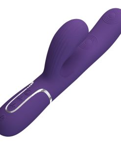 PRETTY LOVE - PERLITA G-SPOT VIBRATOR 3 IN 1 MULTIFUNCTION PURPLE