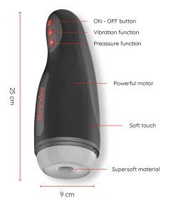 ONINDER - SEOUL RECHARGEABLE MALE MASTURBATOR 10 SPEED - FREE APP - slika 2