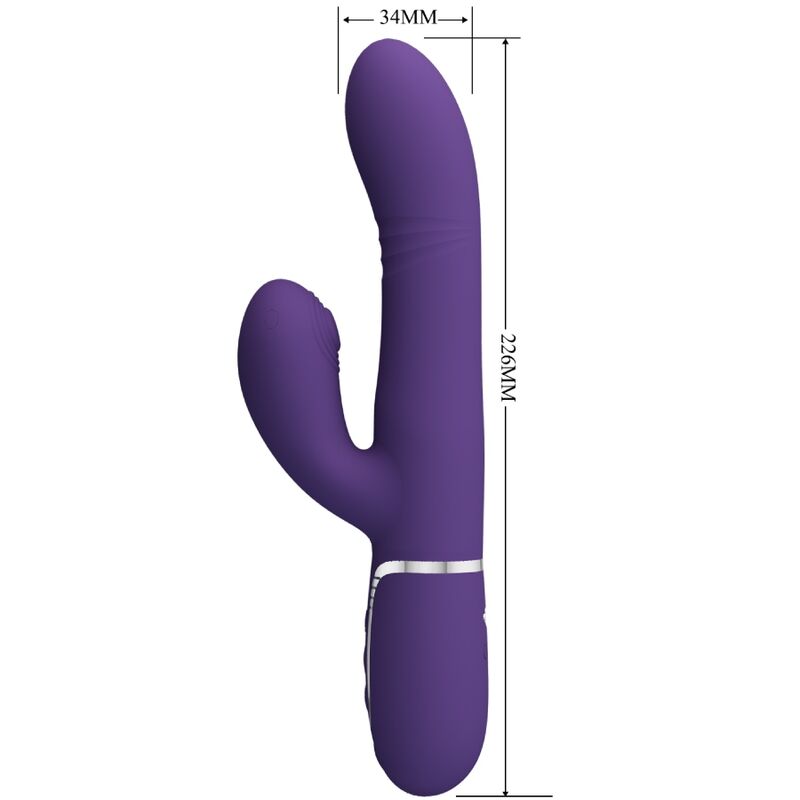 PRETTY LOVE - MULTIFUNCTION G-SPOT VIBRATOR PURPLE - slika 2