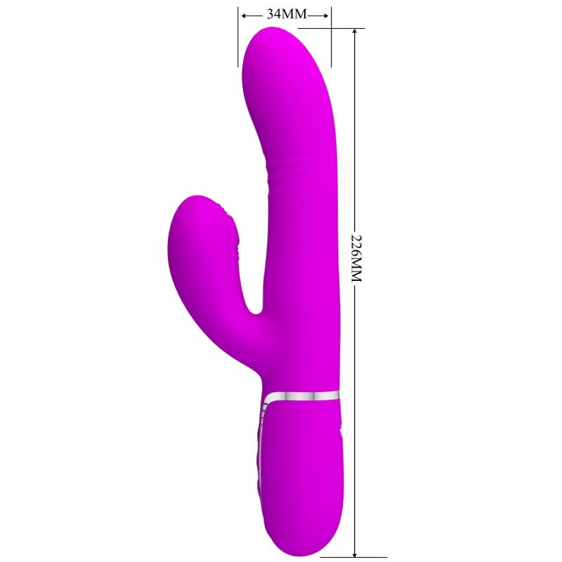 PRETTY LOVE - MULTIFUNCTION G-SPOT VIBRATOR FUCHSIA - slika 2