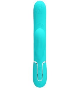 PRETTY LOVE - PERLITA MULTIFUNCTION 3 IN 1 G-SPOT VIBRATOR AQUA GREEN - slika 2