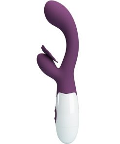 Alternative view of PRETTY LOVE - BUTTERFLY KISS RABBIT VIBRATOR  G-SPOT STIMULATOR PURPLE