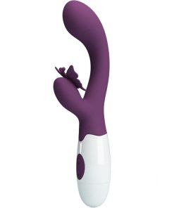 PRETTY LOVE - BUTTERFLY KISS RABBIT VIBRATOR  G-SPOT STIMULATOR PURPLE