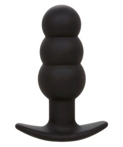 CALEXOTICS - ROCK BOTTOM BEADED ANAL PLUG 10 VIBRATIONS SILICONE BLACK - slika 3
