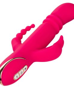 CALEXOTICS - JACK FANTASY TRIPLE HEATED VIBRATOR RABBIT PINK - slika 3