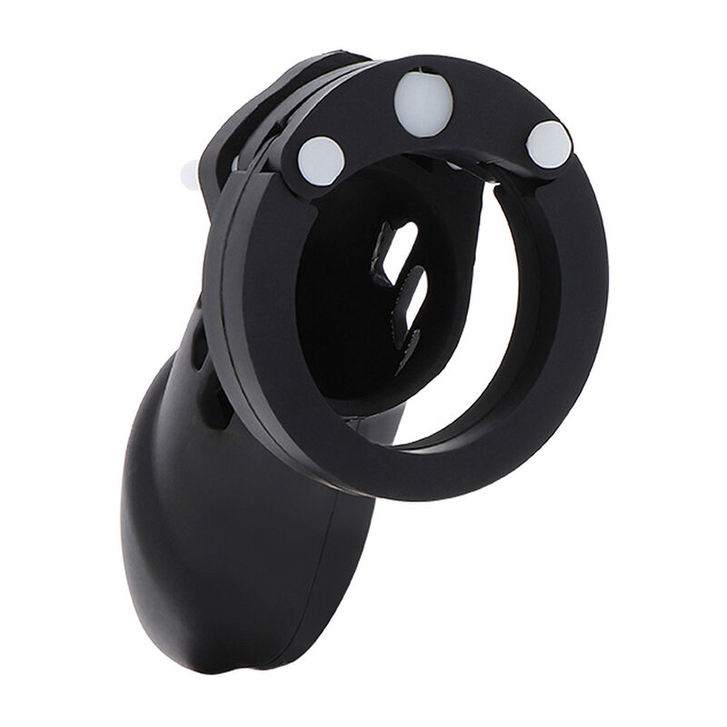 HIDDEN DESIRE - EXTREME CHASTITY COCK CAGE SILICONE SIZE L BLACK - slika 2