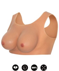 Alternative view of HIDDEN DESIRE - ALTER EGO WEARABLE BREAST TOP D-CUP FLESH