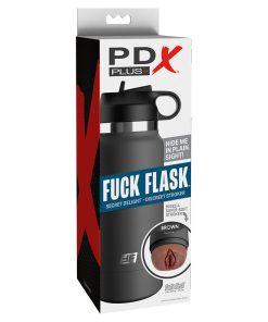 PDX PLUS - FUCK FLASK VAGINE DISCRET STROKER BROWN MODEL 2