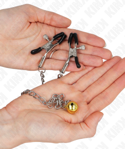 Alternative view of KINK - CHAIN NIPPLE CLAMPS WITH BELL 30 CM