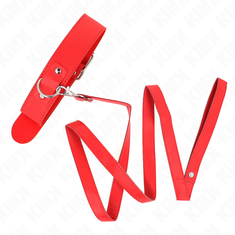 KINK - NECKLACE WITH BELT 116 CM ROJO STRAP ADJUSTABLE 32-50 CM X 8 CM - slika 2