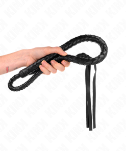 KINK - LONG WHIP WITH BEADS 110 CM - slika 3