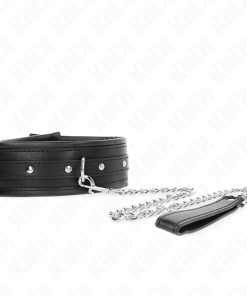 Alternative view of KINK - NECKLACE WITH SHINY BUCKLE STRAP 65 CM 48.5 CM X 5.3 CM
