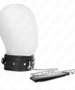 KINK - NECKLACE WITH SHINY BUCKLE STRAP 65 CM 48.5 CM X 5.3 CM
