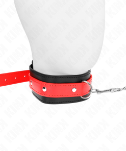 KINK - NECKLACE WITH RED STRAP 65 CM AJUSTABLE 36-43 CM X 5 CM - slika 3