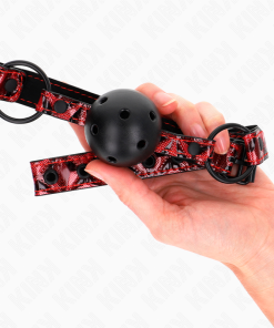 KINK - DIAMOND PATTERN BALL 4.5 CM GAG MODEL 2 64.5 CM ADJUSTABLE 42-60 CM - slika 3