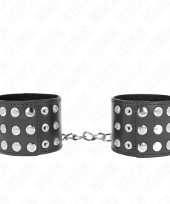 Alternative view of KINK - WRIST RESTRAINTS WITH SNAP FASTEN BLACK ADJUSTABLE 19-24 CM X 5.5 CM