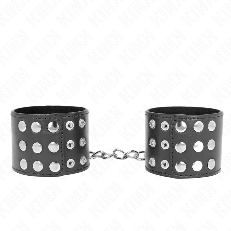 KINK - WRIST RESTRAINTS WITH SNAP FASTEN BLACK ADJUSTABLE 19-24 CM X 5.5 CM - slika 2