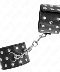 KINK - PUNK WRIST RESTRAINTS ADJUSTABLE 19-24 CM X 5.5 CM - slika 3