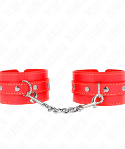 Alternative view of KINK - THIN WRIST RESTRAINTS RED ADJUSTABLE 21-33 CM
