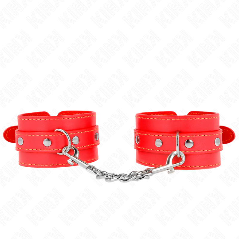 KINK - THIN WRIST RESTRAINTS RED ADJUSTABLE 21-33 CM - slika 2