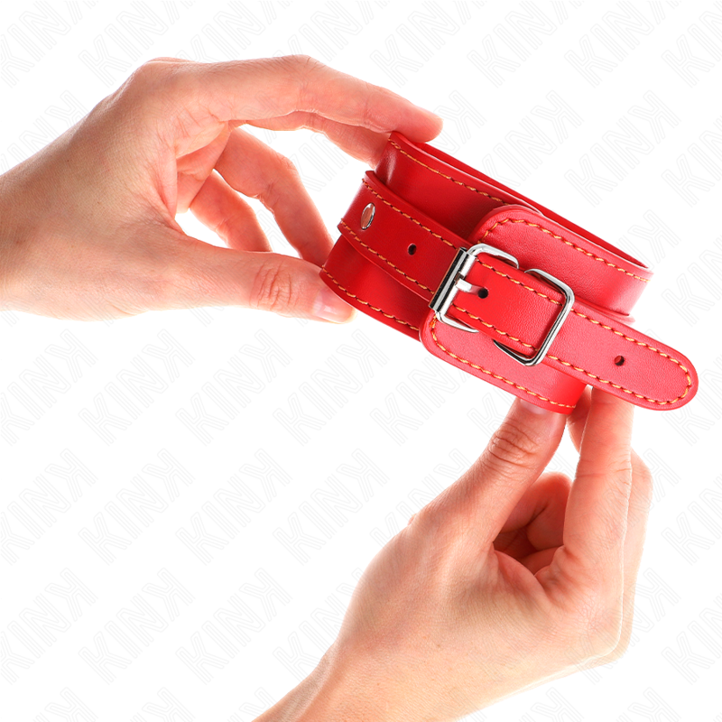 KINK - THIN WRIST RESTRAINTS RED ADJUSTABLE 21-33 CM - slika 3