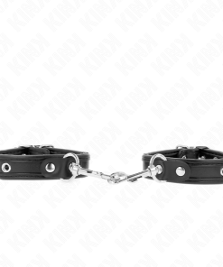 Alternative view of KINK - MINI BLACK WRISTBANDS WITH STUDS ADJUSTABLE 16-22 CM X 2 CM