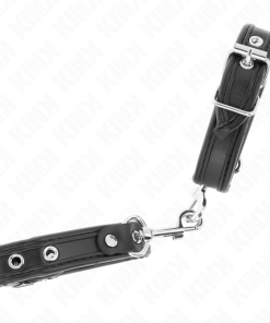 KINK - MINI BLACK WRISTBANDS WITH STUDS ADJUSTABLE 16-22 CM X 2 CM - slika 3