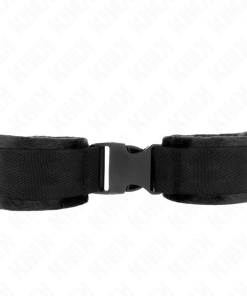 Alternative view of KINK - NYLON BIND HOOKLOOP WRIST RESTRAINTS RED-BLACK MODEL 1 AJDUSTABLE 25-35 CM X 6 CM