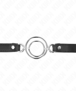 KINK - GAG WITH MULTIPLE O-RINGS 5 CM BLACK 63 X 2.5 CM - slika 3