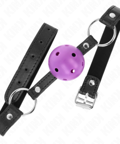 KINK - HOLLOW HARD PURPLE BALL 4.5 CM GAG 63.5 X 2 CM - slika 2
