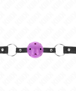 KINK - HOLLOW HARD PURPLE BALL 4.5 CM GAG 63.5 X 2 CM - slika 3