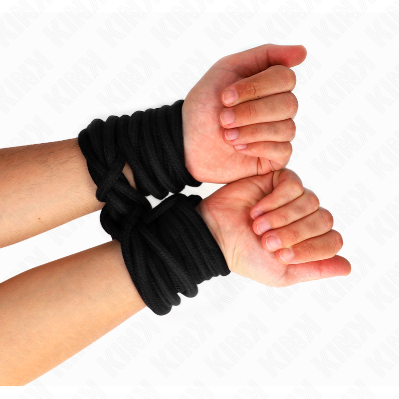 KINK - COTTON ROPE 20 METER BLACK - slika 3
