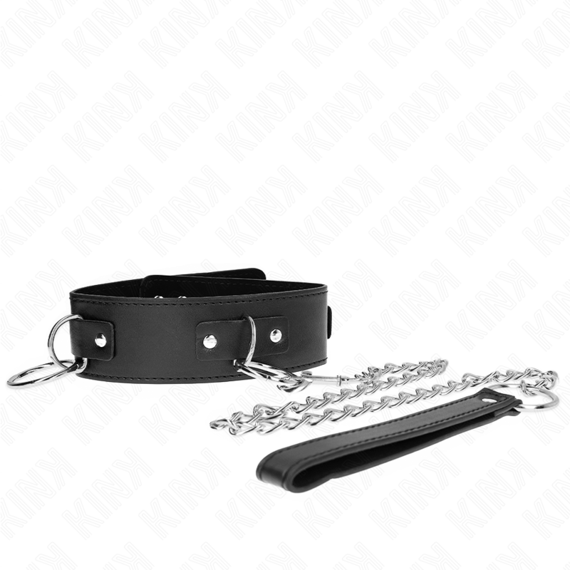 KINK - NECKLACE WITH LEASH 65 CM 3 RING MODEL 2 ADJUSTABLE 36-43 CM X 5 CM - slika 3