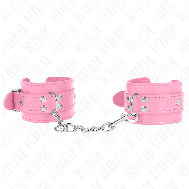 KINK - SIMPLE WRIST RESTRAINTS PINK ADJUSTABLE 20-23 CM X 5.5 CM - slika 2